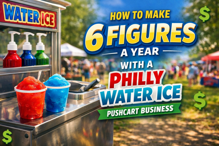 How to Make 6 Figures a Year With a Philly Water Ice Pushcart Business